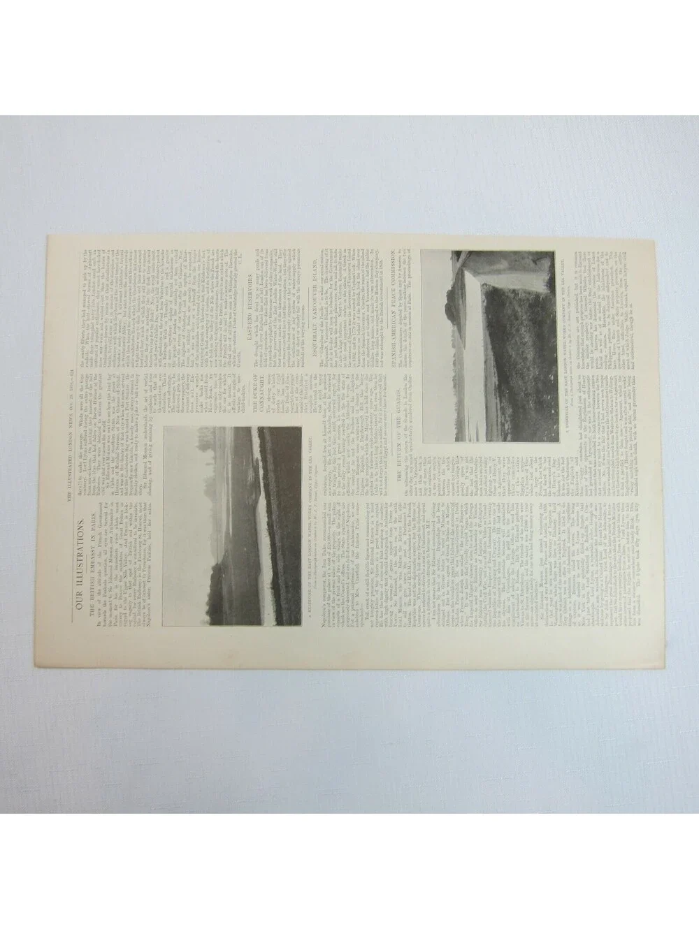 Antique 1898 Print Canada From Euston to Klondike: The River Front, Dawson City